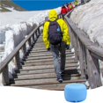 thumbnail image 4 of Cateissary Mini Altavoz Bluetooth con Selfie Altavoz Bluetooth Altavoz inalámbrico portátil Altavoz de sonido estéreo de graves con micrófono Cables de audio/vídeo Azul, 4 of 6