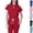 Wine, variant on Scrubs for Women Set Stretch Nursing Uniforms V Neck Scrub Tops and Cargo Pants with Drawstring Quick Drying Medical Scrubs
