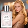 thumbnail image 1 of Perfume para el cabello con fragancia para mujeres, control de frizz de larga duración, eliminación de olores, perfume corporal en bruma, aceite de perfume que nutre e hidrata, fresco, romántico, rosa, 1 of 9