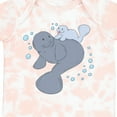 thumbnail image 4 of Inktastic Cute Manatees with Bubbles Boys or Girls Baby Bodysuit, 4 of 5