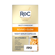 RoC Multi Correxion Revive + Glow Serum Capsules, 10 ct