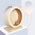 Phenofice Bite-Resistant Wooden Wheel Mute Design for Hamsters and ...