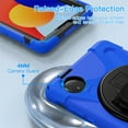 thumbnail image 7 of XYX Case for Xiaomi Redmi Pad SE 8.7 4G with 360 Degree Rotating, Hand Strap, Shoulder Strap, Blue, 7 of 7