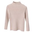 thumbnail image 3 of OJSFQUFP Kids Ribbed Sweater Solid Color Long Sleeve Slim Fit Knit Base Layer Shirts for Boys Girls, 3 of 9