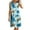 Blue, variant on LYXSSBYX Plus Size Dresses for Curvy Women Women's Round Neck Sleeveless Gradient Tie Dyed Beach Dress
