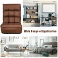thumbnail image 4 of Costway Chaise de Sol Réglable à 4 Positions, Canapé Paresseux Pliant, Causeuse Coussinée, Chaise Longue, Nouveau, 4 of 10