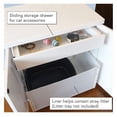thumbnail image 2 of JTAOT Cat Litter Box Enclosure Cabinet, Cottage, White, Adjustable Levelers, Large, Hidden Litter Cat Furniture with Drawer, 2 of 8