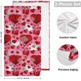 thumbnail image 2 of Valentine Hot Air Balloon Hand Towels for Bathroom, Romantic Heart Kitchen Towel 2 PCS Ultra Soft and Highly Absorbent Decorative Fingertip Face Bath Towels for Spa & Hotel, 28.3"x 14.4", 2 of 5