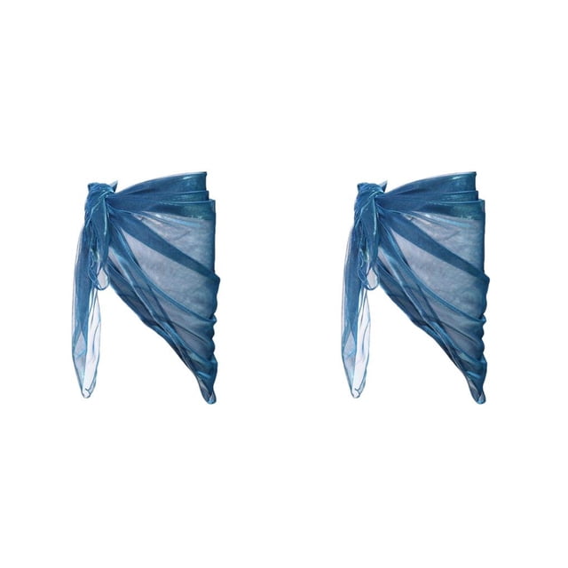 Jumpingount Cinturón de danza del vientre Cintura Danza del vientre Cadera Bufanda Cinturón triangular Azul 2piezas Azul