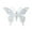 Silver-SL-home supplies, variant on LEFTHIGH Home 1Pcs Christmas Decoration Sparkling Butterflies Accessories with Clips Christmas Flowers/Wedding/Festival Scene Decoration Props Christmas Decoration Dorm Room Essential