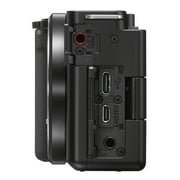 Sony ZV-E10 Mirrorless Digital Camera, 24.2 MP, with Caser, Charger and More, Black,(International Model)