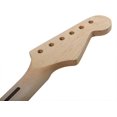 Left Handed Scalloped Guitar Neck, 22 Fret 2.2 Inch Wide Maple Electric