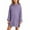 Purple, variant on Ruyang Oversized Hoodie Dress for Girls Long Hooded Sweatshirt Dress Pocket Side Split Warm Casual Cozy Pullover Sweaters