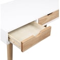 thumbnail image 4 of Olive & Opie Burton 3-Drawer Desk, White and Natural, 4 of 6