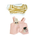 thumbnail image 1 of Bewildely Conjunto de 2 piezas de ropa para muñecas de color rosa, bonito y práctico para vestir muñecas. Muñecas y casas de muñecas D, 1 of 6