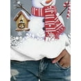 thumbnail image 4 of Gvmfive Women Long Sleeve Christmas Shirt Casual Tunic Pullover Tops, 4 of 4