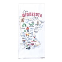 Kay Dee Designs ST Thing Minnesota EMB F/S Dish Towel, 17.5 x 28, Various