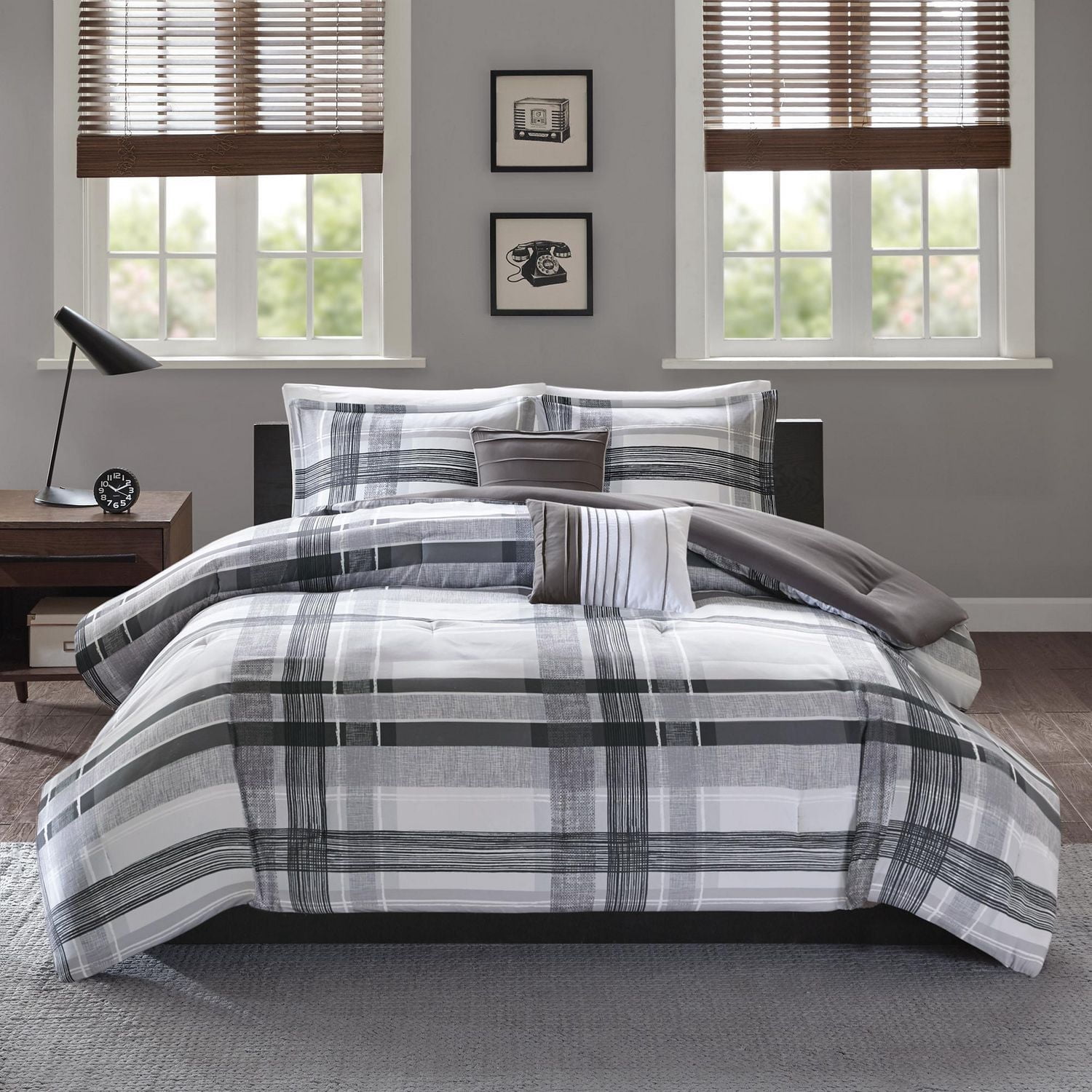 Home Essence Apartment Slate Comforter Set