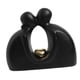 thumbnail image 1 of Figura de pareja besándose, escultura de amantes, colección minimalista, San Valentín Negro, 1 of 7