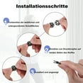 thumbnail image 3 of relayinert 100pieces Non-deformable Snap Button Buckle With Smooth Line Buttons DIY Anti-corrosion Black 1Set, 3 of 6