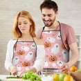 thumbnail image 4 of Halloween Ghosts and Pumpkins Apron-Garden Aprons for Women with Pockets-Cotton Linen Waterproof Kitchen Cooking Gardening Aprons Adjustable for Kitchen,Cooking,BBQ and Salon 33"x27", 4 of 7