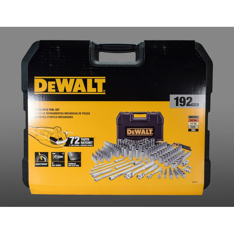 Dewalt Mechanics Tool Kit with Case (192 - Walmart.com