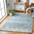 thumbnail image 2 of SAFAVIEH Metro Rosalin Diamond Area Rug, Blue/Ivory, 6' x 6' Square, 2 of 8