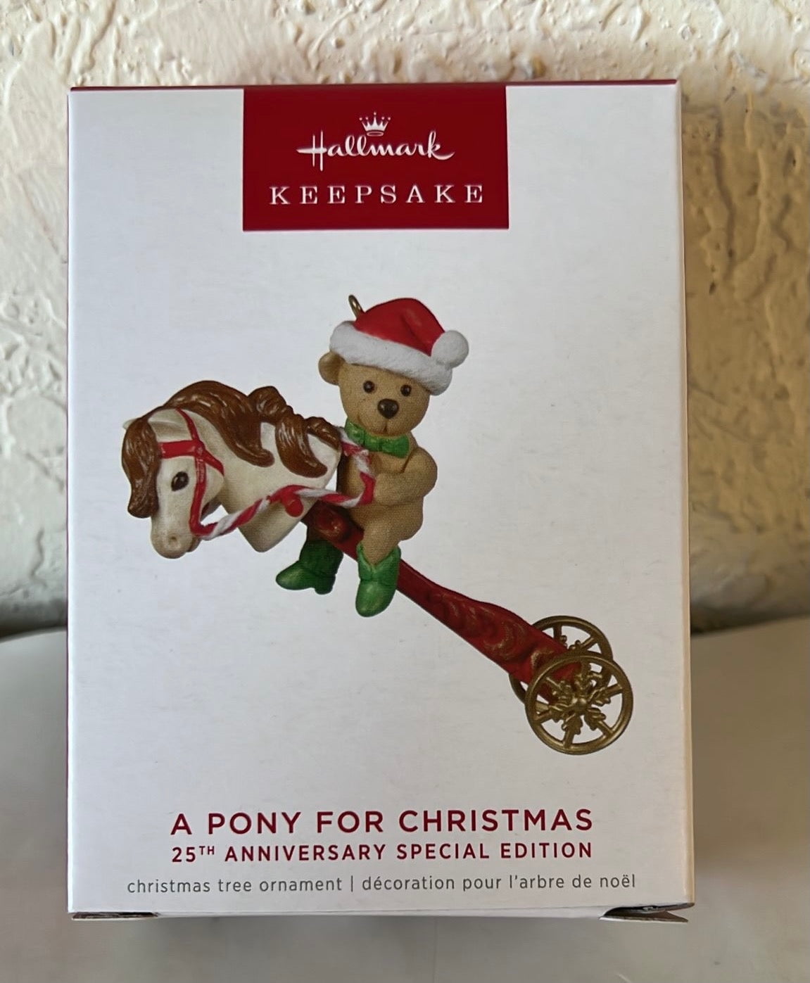 Hallmark 2025 A Pony for Christmas Special Edition 25th Ornament New