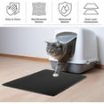 thumbnail image 6 of BN-LINK 17" x 23" Cat Litter Mat Trapping Match, Honeycomb Double Layer Design, Urine-Proof and Water Proof, Scatter Control, Easier to Clean & Washable(Black), 6 of 6