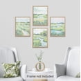 thumbnail image 3 of PixonSign Adhesive Wall Art Calming River & Green Field Landscape Posters, Set of 4 Abstract Floral Botanical Illustrations Canvas Prints, Nature Wilderness Wall Décor for Rooms - 11"x14", 3 of 5