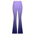 thumbnail image 4 of GigrtiJin Womens Gym Yoga Pants Gradient Color High Waisted Straight Leg Flare Pants Trendy Tight Sport Long Pants, 4 of 4