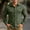 Army Green, variant on Men's Button Up Shirts Smart Casual Regular Fit Easy Care Tops with Pockets Lightweight Long Sleeve Shirts for Outdoor Work Gray