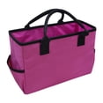 thumbnail image 4 of Sac Fourre-Tout de Rangement Pliable et Rabattable pour Bricolage, Sac à Couches pour Bébé, Doublure de Table, Pochette Organisatrice de Rangement, Sac à Main avec Poignées pour Voyage Femme Prune, 4 of 7