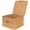 S,5.51"x5.51"x3.93", variant on Decorative Wicker Storage Bins with Lids,Small Desktop Makeup Organizer,Woven Wicker Storage Baskets for Kids Toys,Shelves, Bathroom, Bedroom,Square Stackable Storage Boxes(5.51"x5.51"x3.93" )