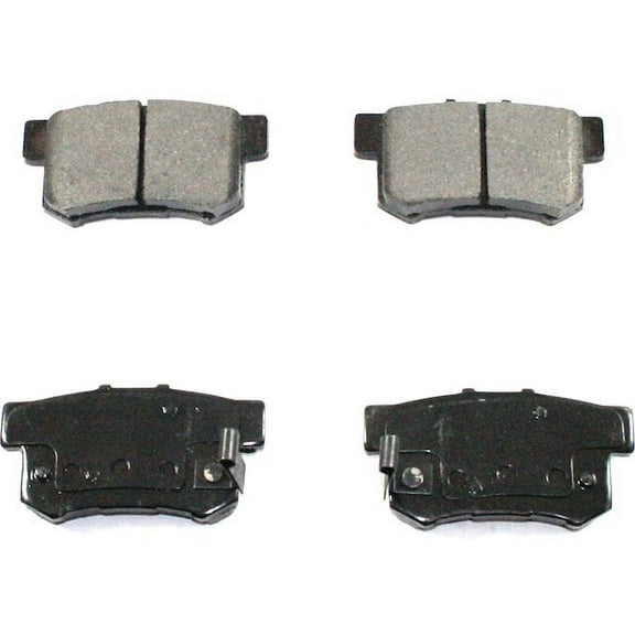 Rear Brake Pad Set - Compatible with 2002 - 2004 Honda CR-V 2003