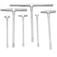thumbnail image 3 of Jinsinto 6pcs/set Telescopic Gauge Set 8-150mm Adjustable Inner Diameter Gauge Nickel T-Bore Hole Gauge Plated Square Head Telescopic Gauge Micrometer Measuring Tools, 3 of 5