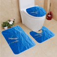 thumbnail image 1 of ABPHQTO Delfines Juego de alfombras de baño de 3 piezas Alfombra de baño Alfombra de contorno y tapa de inodoro ABPHQTO Cont-CHAPPLE-34477, 1 of 2