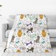 thumbnail image 1 of Balery Colorful Poodle Dog Manta de Felpa Suave y Acogedora – Cobija de Franela Aterciopelada para Cama, Lavable y Cálida para Sofá, Mascotas, Transpirable-40"x30", 1 of 7
