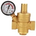 thumbnail image 4 of Water Pressure Regulator Valve, Brass Adjustable Water Pressure Regulator Water Valve with Gauge Meter, Durable Water Pressure Reducer Pressure Regulator for Tap Water Equipment, 4 of 8