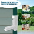 Rainwater Collection System Downspout Diverter for Rain Barrel Fits 3 x