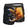 thumbnail image 3 of Balery Golden Koi And Treasure Men's Boxer Briefs, Soft and Breathable Cotton Underwear with nylon Waistband-X-Large, 3 of 9