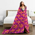 thumbnail image 5 of Colorful Fabric Geometric Throw Blanket, Super Soft Anti-Pilling Flannel Blankets, 60"x50", 5 of 8