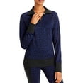 thumbnail image 2 of Aqua Womens 1/2 Zip Animal Print Sweatshirt, 2 of 3