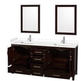 thumbnail image 3 of Wyndham Collection WCS141472DGYWCUNSM24 Sheffield 72" Free Standing Double Basin Vanity, 3 of 7