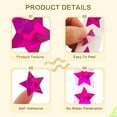thumbnail image 6 of 500 Pcs Metallic Glitter Pink Star Stickers Self-Adhesive Reward Sticker Roll Sparkly Foil Star Labels for Behavior Chart Gift Birthday Christmas Decor Scheam, 6 of 7
