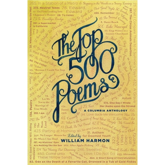 Columbia Anthologies The Top 500 Poems, (Hardcover)