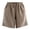 Khaki, variant on CHUMUD Womens Quick Dry Athletic Shorts, Elastic Waist Lightweight Casual Workout Shorts with Pockets