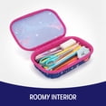 thumbnail image 3 of ZIPIT Clear Top Pencil Box for Girls | Starts Pencil Case for School | Large Capacity Pencil Pouch, 3 of 7