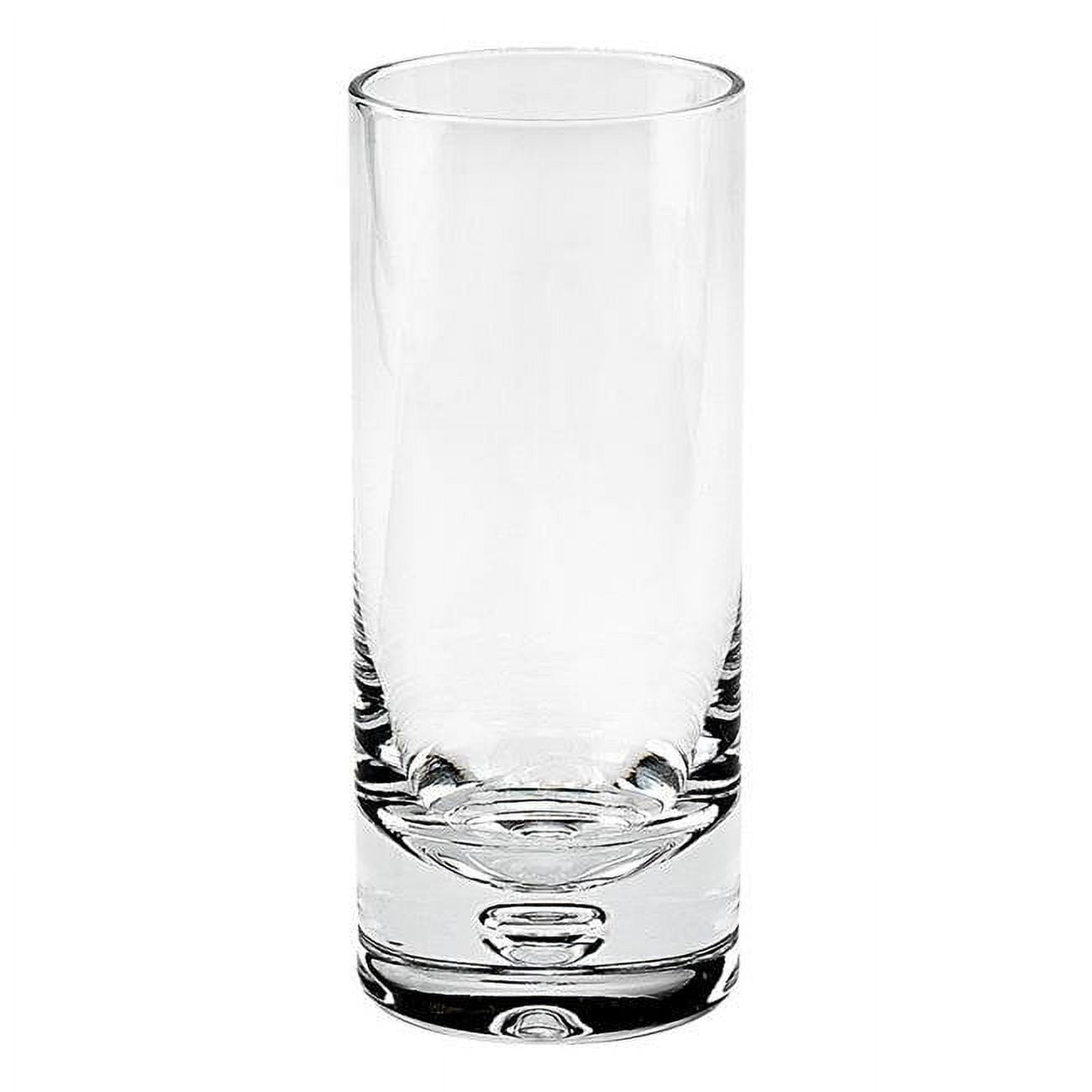 Mouth Blown Crystal Lead Free Hiball Glass -13 oz - 4 pc Set