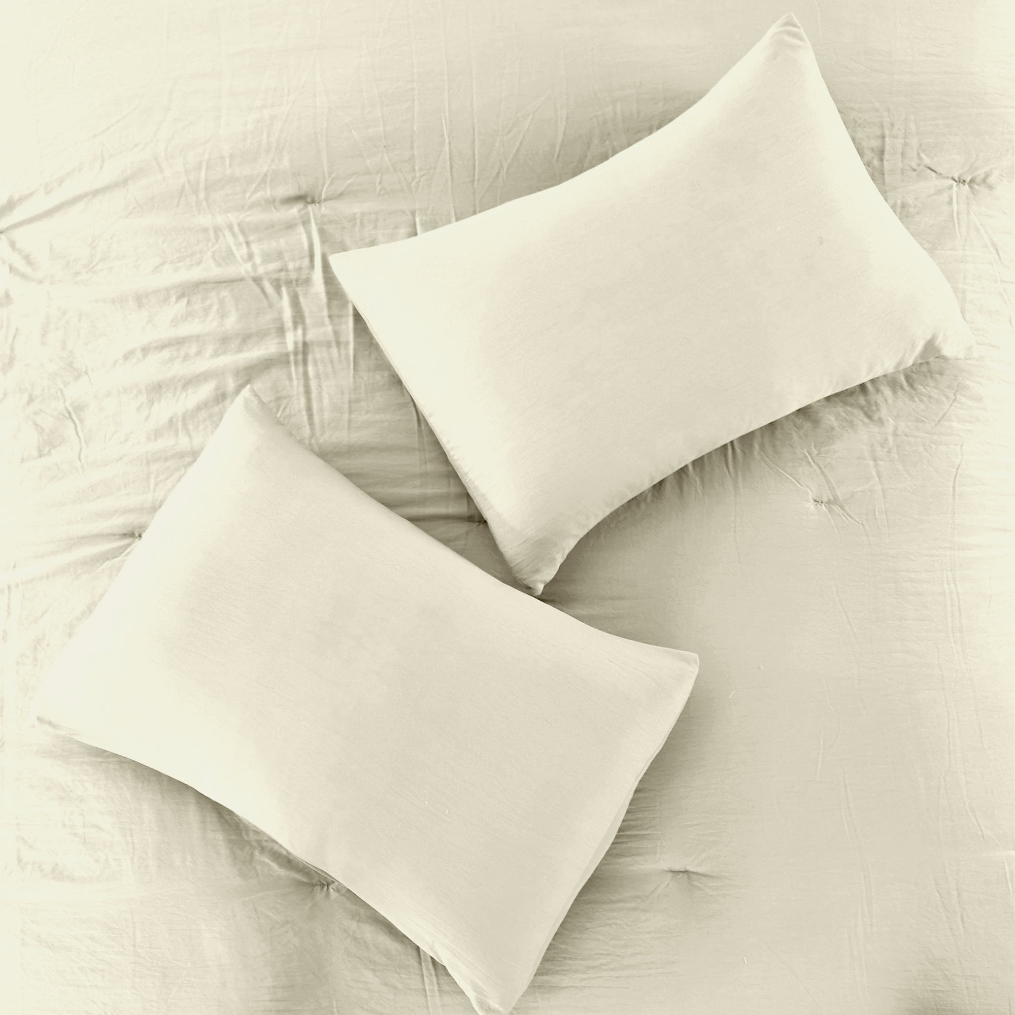 Modern Threads Beck 4-Piece Garment Washed Adult Comforter Set Coconut, King